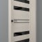 Межкомнатная дверь RM062 (экошпон лиственница беленая, лакобель черный) 3