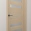 Межкомнатная дверь RM062 (экошпон лиственница кремовая, матовое стекло) 3