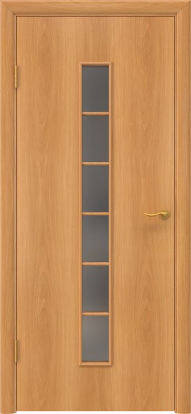 Межкомнатная дверь 2С (ламинированная «миланский орех», сатинат)