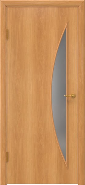 Межкомнатная дверь 5С (ламинированная «миланский орех», сатинат)