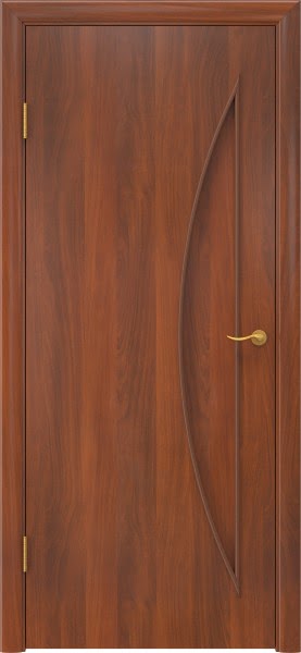 Межкомнатная дверь 5Г (ламинированная «итальянский орех», глухая)