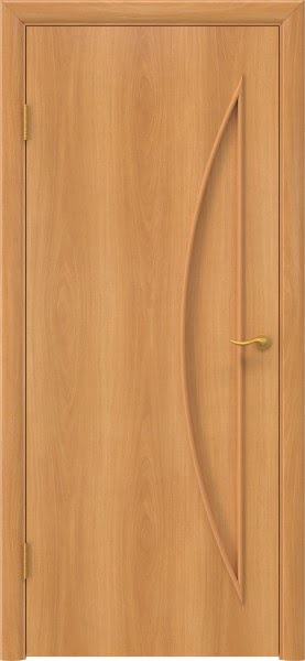 Межкомнатная дверь 5Г (ламинированная «миланский орех», глухая)