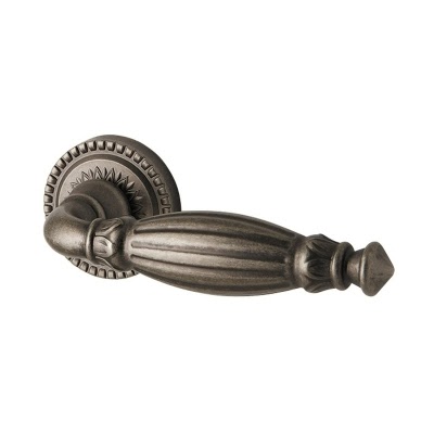 Ручка дверная BELLA-CL2-AS-9 (ЦАМ, античное серебро)