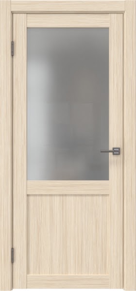 Межкомнатная дверь FK022 (экошпон «беленый дуб FL‎», матовое стекло)