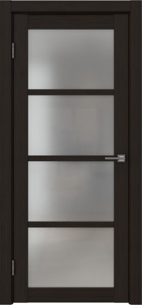 Межкомнатная дверь FK027 (экошпон «венге FL‎», матовое стекло)