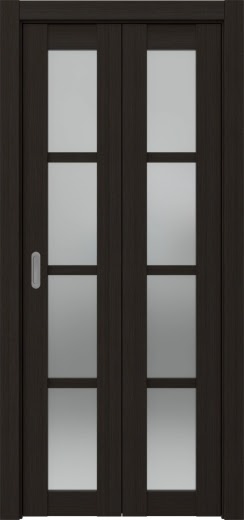 Складная дверь FK028 (экошпон «венге FL», матовое стекло)