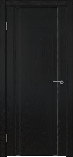 Межкомнатная дверь GM016 (шпон ясень черный)