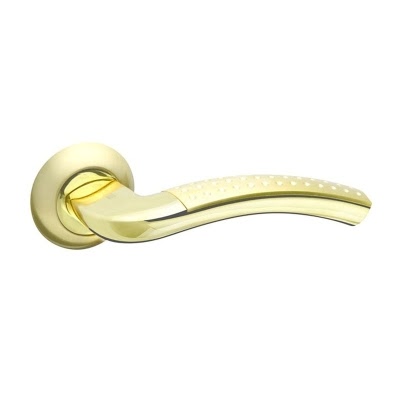 Ручка дверная INTRO-RM-SGGP-4 (ЦАМ, матовое золото – золото)