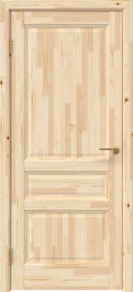 Межкомнатная дверь М5 (массив сосны, без отделки, глухая)
