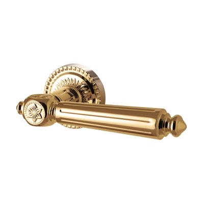 Ручка дверная MATADOR-CL4-GOLD-24 (ЦАМ, золото 24К)
