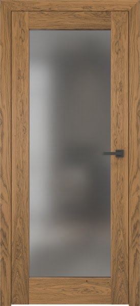 Межкомнатная дверь RL001 (шпон дуб античный с патиной, сатинат)