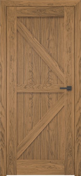 Межкомнатная дверь RL002 (шпон дуб античный с патиной, глухая)