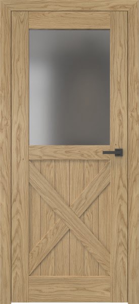 Межкомнатная дверь RL003 (шпон натурального дуба, сатинат)