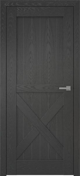 Межкомнатная дверь RL003 (шпон черный ясень)