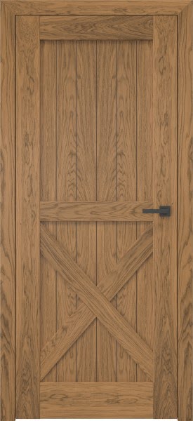 Межкомнатная дверь RL003 (шпон дуб античный с патиной, неостекленная)
