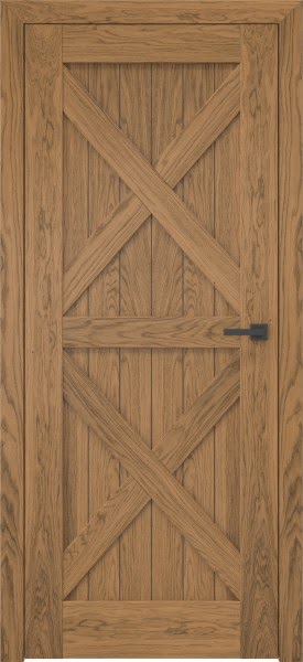 Межкомнатная дверь RL003 (шпон дуб античный с патиной, глухая)
