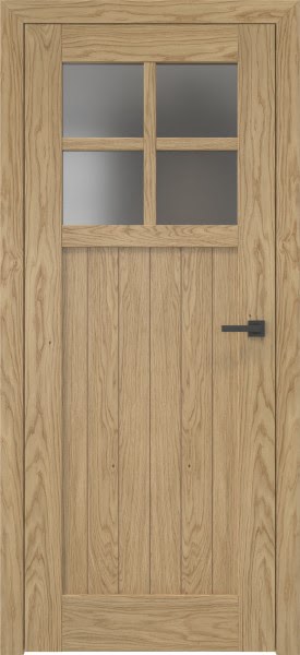Межкомнатная дверь RL004 (шпон натурального дуба, сатинат)