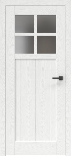 Межкомнатная дверь RL004 (шпон ясень белый, сатинат)