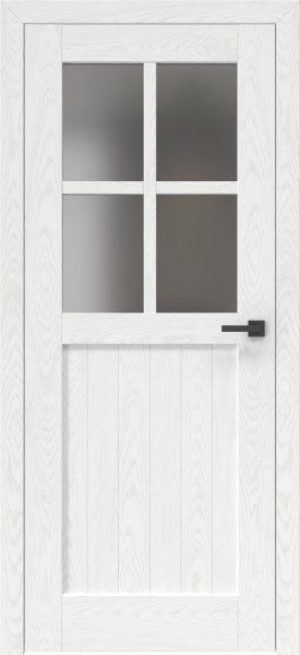 Межкомнатная дверь RL005 (шпон ясень белый, сатинат)