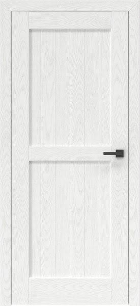 Межкомнатная дверь RL005 (шпон ясень белый, глухая)
