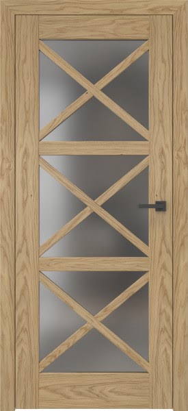 Межкомнатная дверь RL006 (шпон натурального дуба, сатинат)