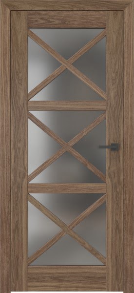 Межкомнатная дверь RL006 (шпон американский орех, сатинат)