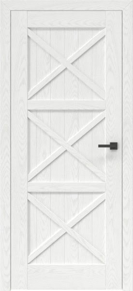 Межкомнатная дверь RL006 (шпон ясень белый, глухая)