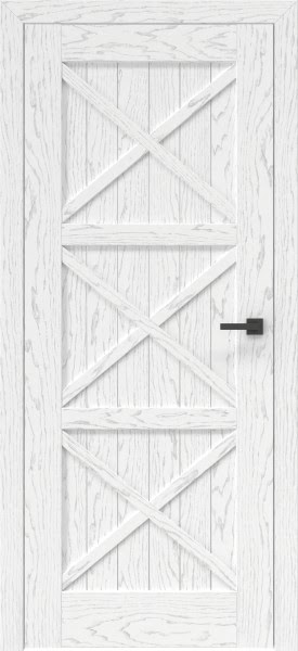 Межкомнатная дверь RL006 (шпон ясень белый с патиной, глухая)