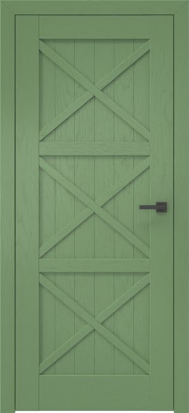 Межкомнатная дверь RL006 (шпон ясень RAL 6011)