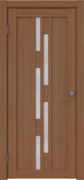Межкомнатная дверь RM001 (экошпон «орех‎», лакобель белый)