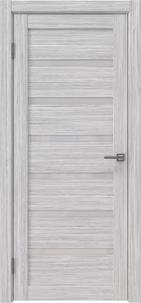 Межкомнатная дверь RM002 (экошпон «серый дуб FL‎», лакобель белый)