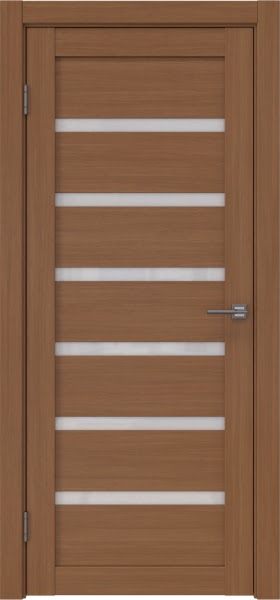 Межкомнатная дверь RM002 (экошпон «орех‎», лакобель белый)