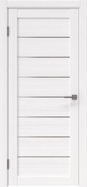 Межкомнатная дверь RM003 (экошпон белый, матовое стекло)