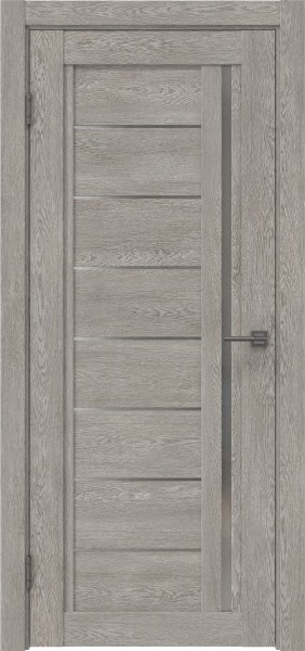 Межкомнатная дверь RM009 (экошпон «дымчатый дуб» / матовое стекло)