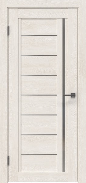 Межкомнатная дверь RM009 (экошпон «белый дуб» / матовое стекло)