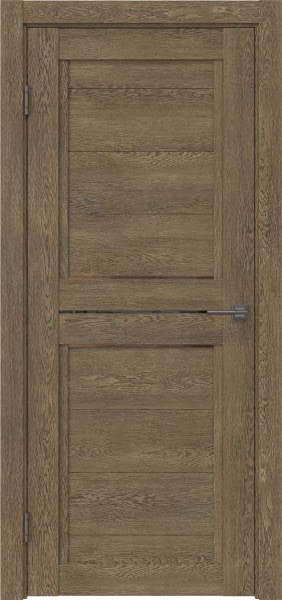 Межкомнатная дверь RM013 (экошпон «дуб антик» / стекло бронзовое)