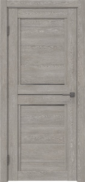 Межкомнатная дверь RM013 (экошпон «дымчатый дуб» / стекло графит)