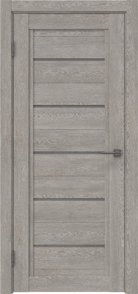 Межкомнатная дверь RM017 (экошпон «дымчатый дуб» / лакобель серый)