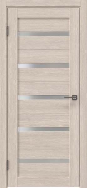 Межкомнатная дверь RM020 (экошпон капучино, матовое стекло)