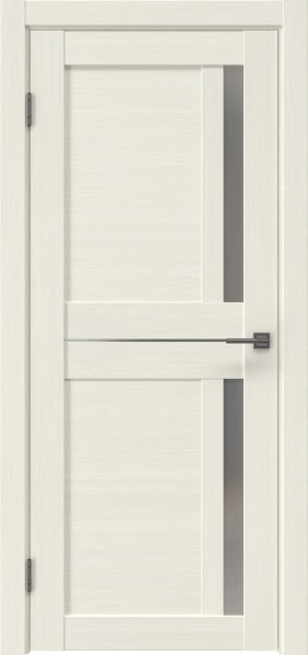 Межкомнатная дверь RM024 (экошпон «эш вайт мелинга» / матовое стекло)