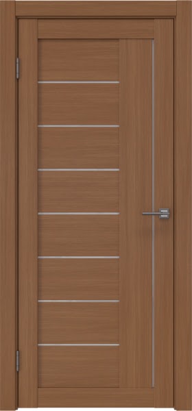 Межкомнатная дверь RM025 (экошпон «орех‎», лакобель белый)