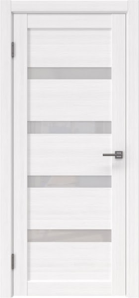Межкомнатная дверь RM027 (экошпон белый, лакобель белый)
