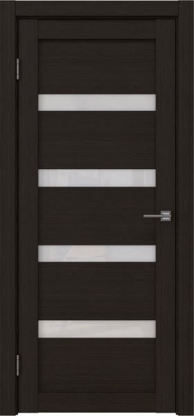 Межкомнатная дверь RM027 (экошпон «венге FL‎», лакобель белый)
