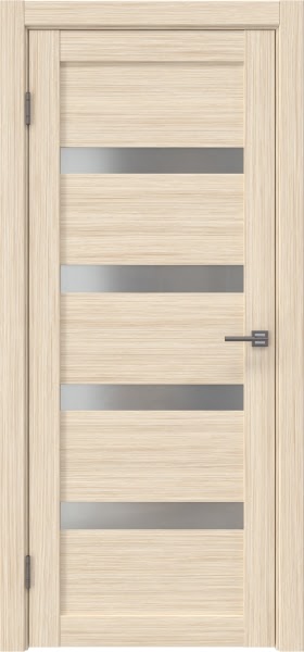 Межкомнатная дверь RM027 (экошпон «беленый дуб FL‎», матовое стекло)