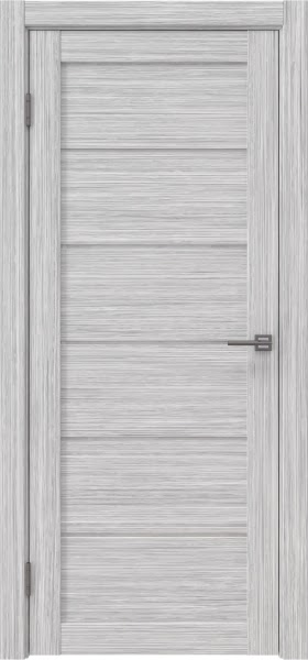 Межкомнатная дверь RM028 (экошпон «серый дуб FL‎», лакобель белый)