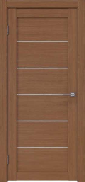 Межкомнатная дверь RM028 (экошпон «орех‎», лакобель белый)