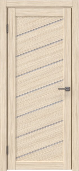 Межкомнатная дверь RM029 (экошпон «беленый дуб FL‎», лакобель белый)