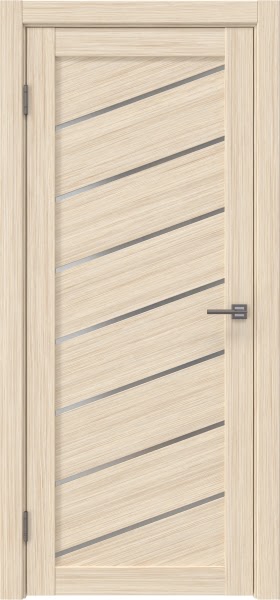 Межкомнатная дверь RM029 (экошпон «беленый дуб FL‎», матовое стекло)