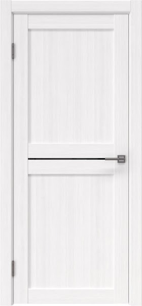 Межкомнатная дверь RM030 (экошпон белый, лакобель черный)