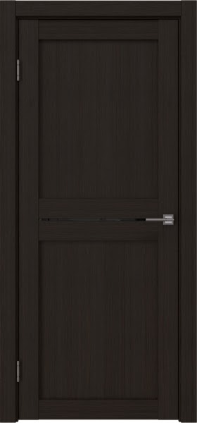 Межкомнатная дверь RM030 (экошпон «венге FL‎», лакобель черный)